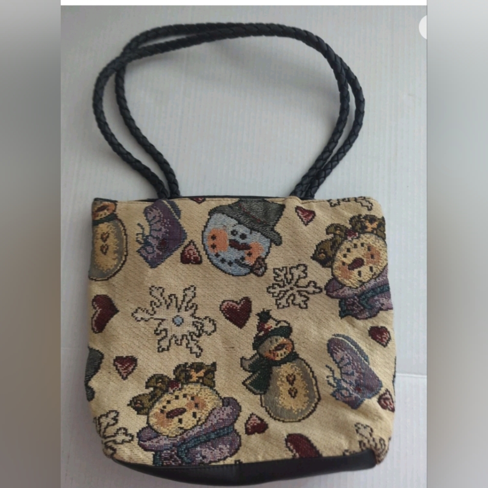 Blair Snowman Patterned Purse and Handbag